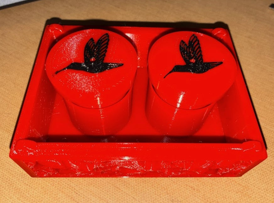 Hanging Hummingbird Feeder with Ant Moat – Hand Feeding Friendly