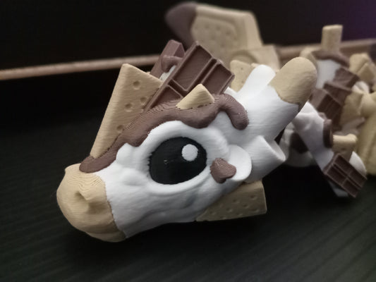 Cinderwing3D large s'mores dragon toy