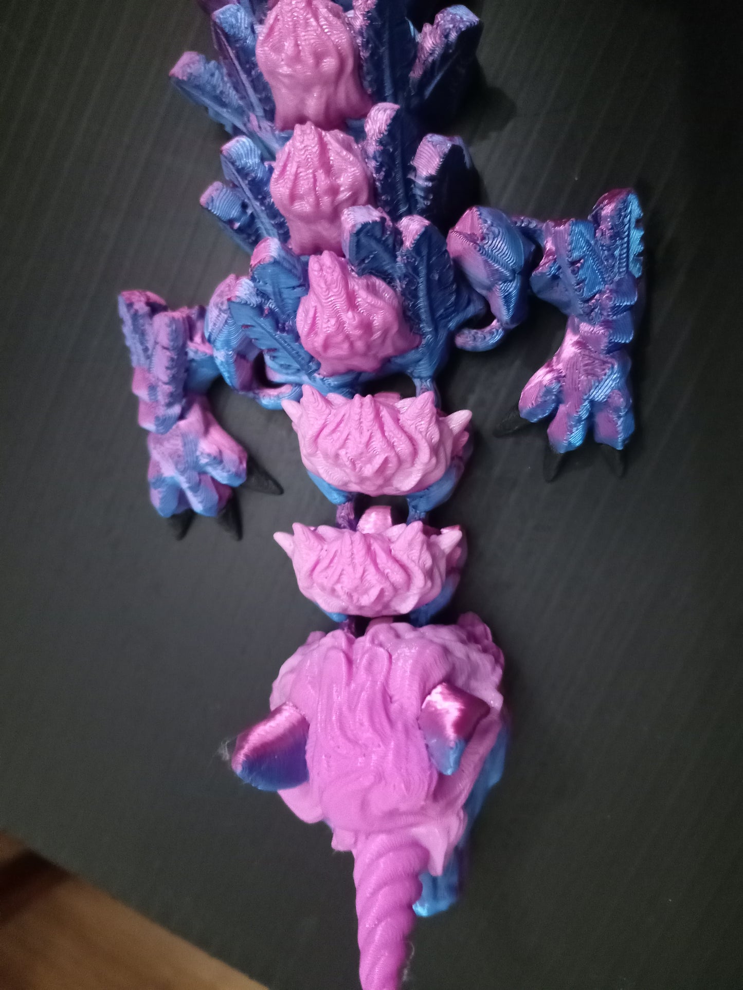 Cinderwing3D articulated unicorn dragon