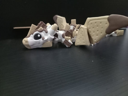 Cinderwing3D large s'mores dragon toy