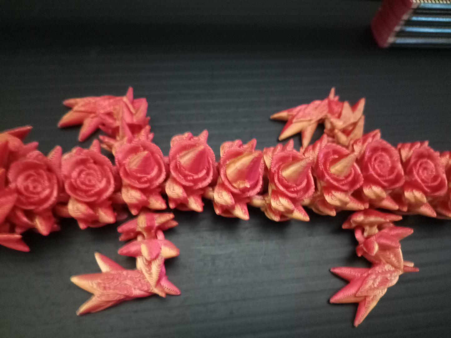 🐉 Rose Dragon – 3D Printed Fantasy Articulated Fidget Dragon