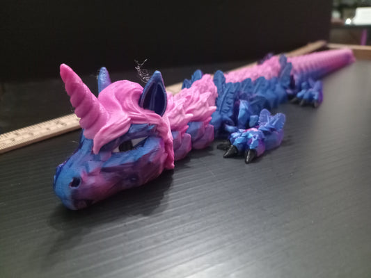 Cinderwing3D articulated unicorn dragon