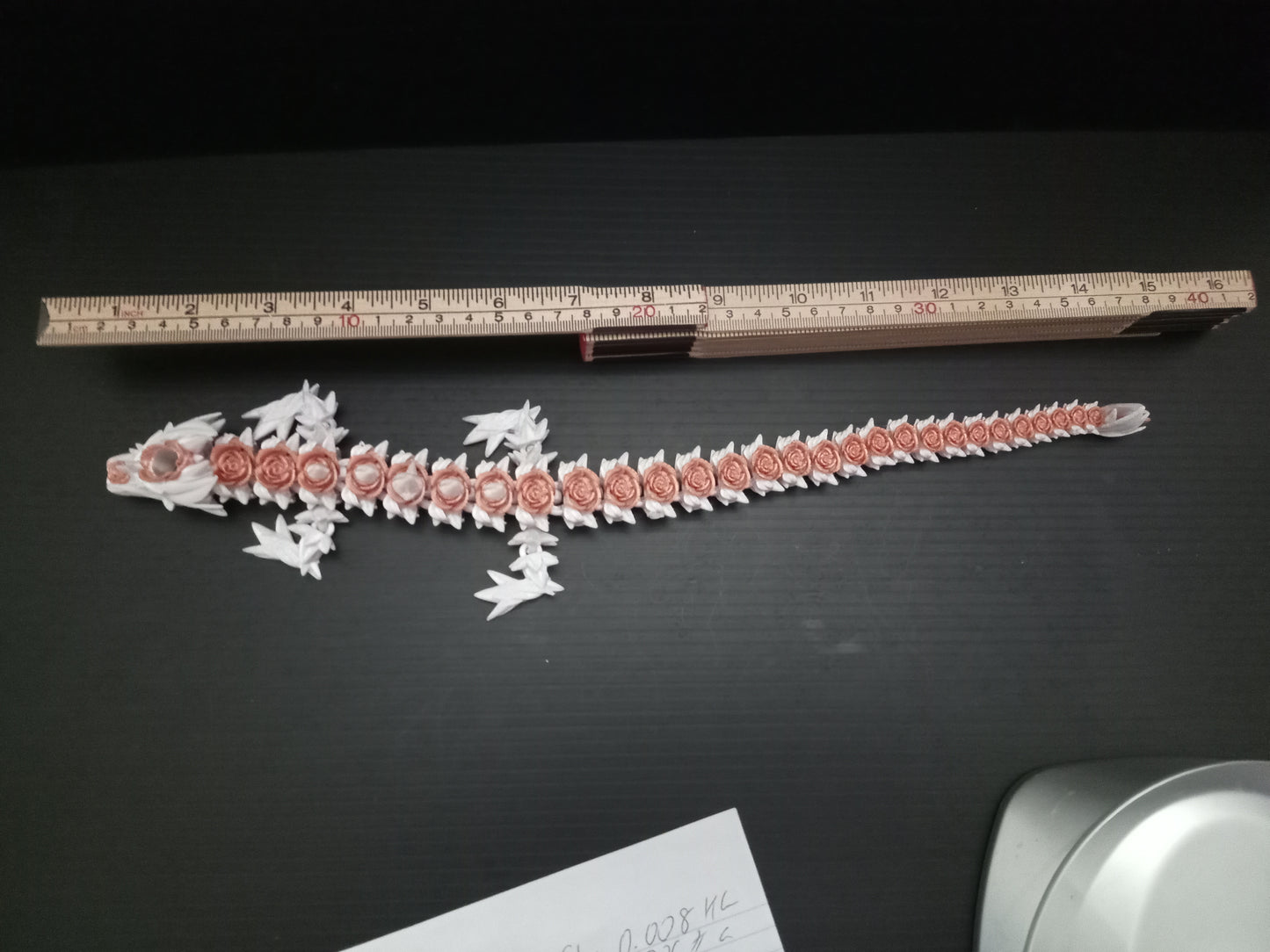 Rose Dragon Tumbler Straw Topper: