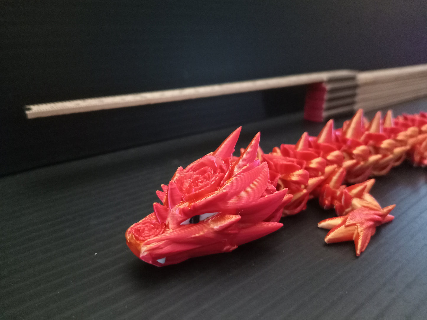 🐉 Rose Dragon – 3D Printed Fantasy Articulated Fidget Dragon