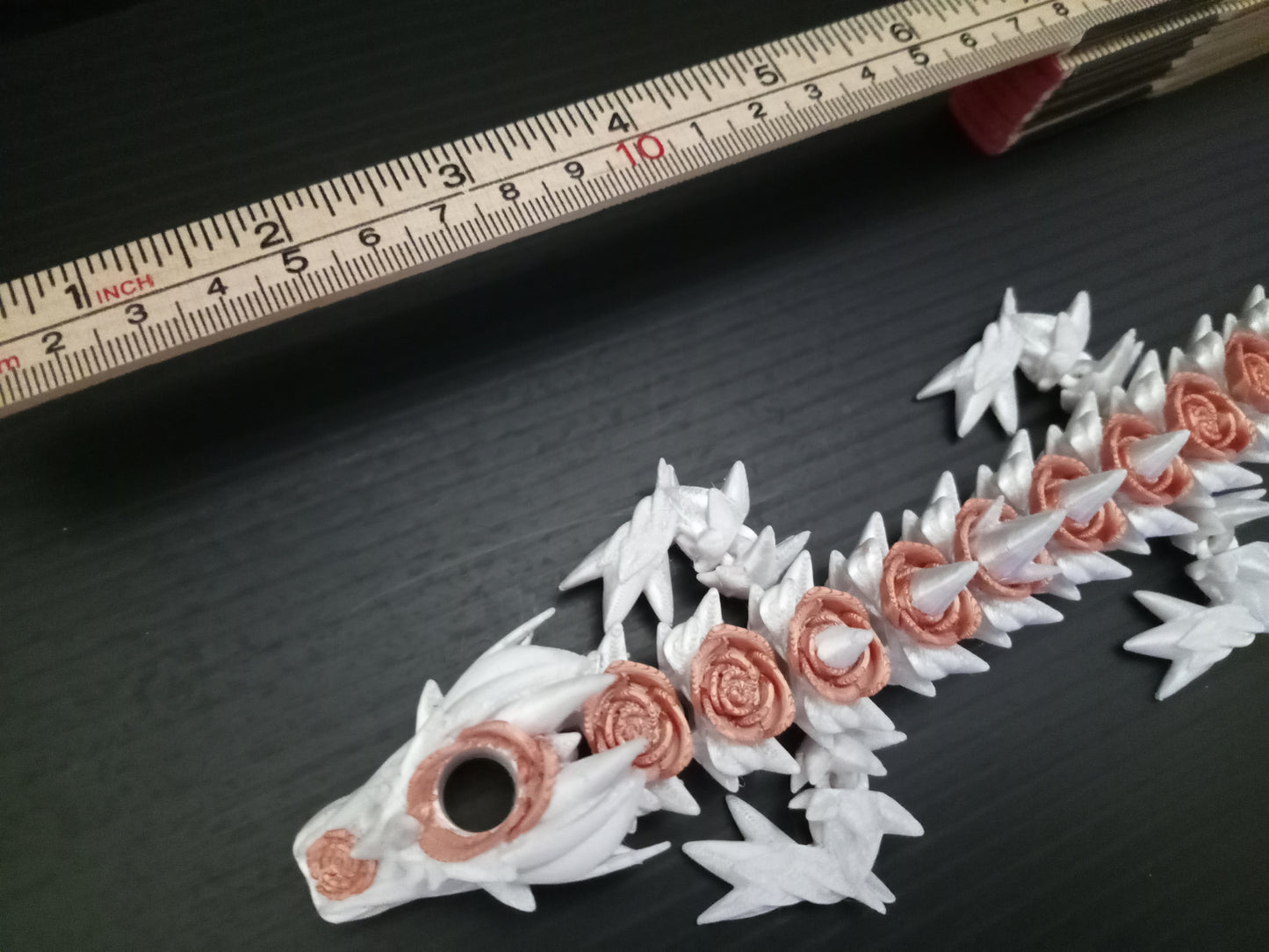 Rose Dragon Tumbler Straw Topper: