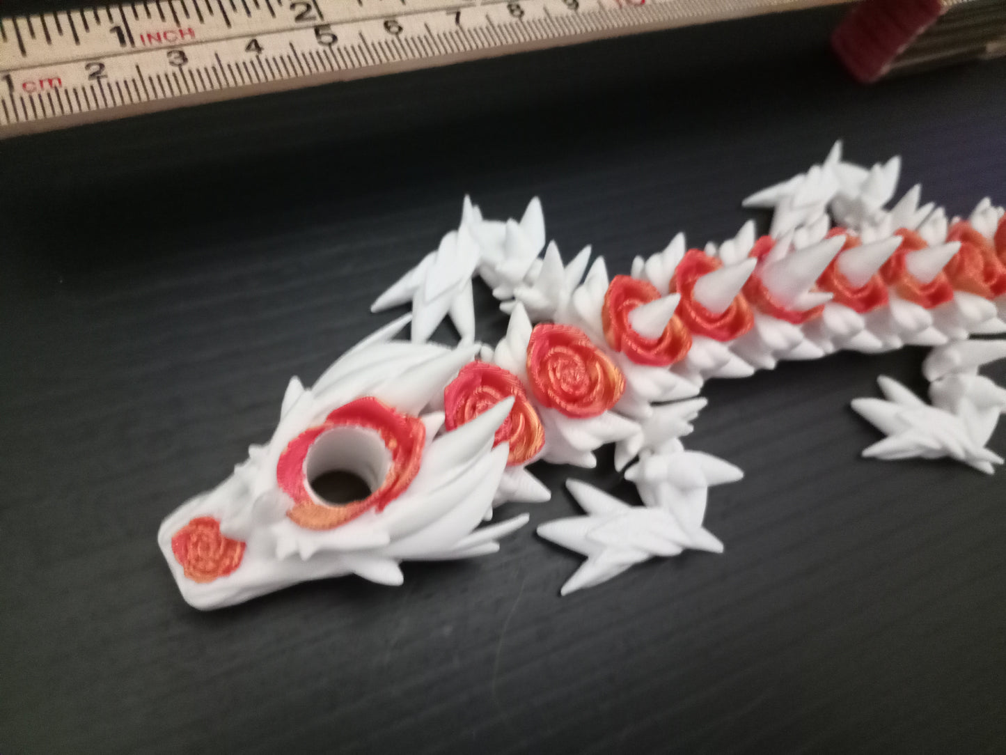 🐉 Cinderwing3D Dragon Tumbler Straw Topper – “Cinder Dragon”